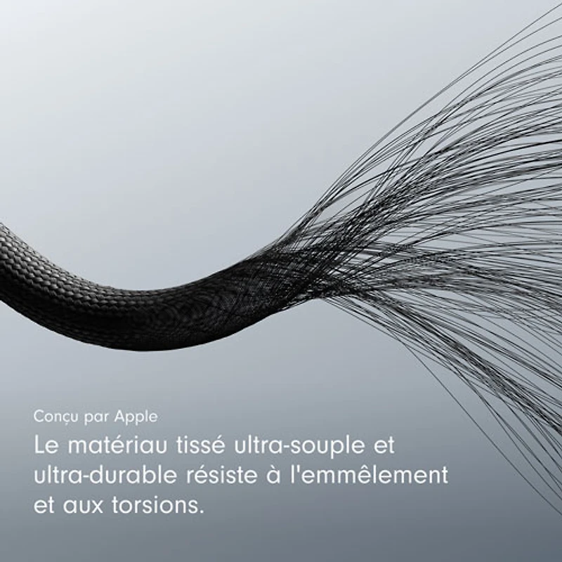 Câble tissé USB-C à USB-C de 1,5 m (4,9 pi) de Beats By Dr. Dre (MDGF4LL/A) - Rouge vif