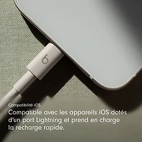 Beats By Dr. Dre 1.5m (4.9 ft.) USB-C to Lightning Woven Cable (MDGL4LL/A) - Surge Stone