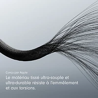 Câble tissé USB-C à USB-C de 0,2 m (0,65 pi) de Beats By Dr. Dre (MEQ94LL/A) - Noir éclair