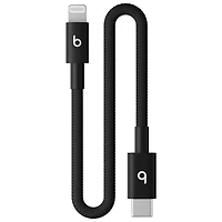 Beats By Dr. Dre 0.2m (0.65 ft.) USB-C to Lightning Woven Cable (MEQM4LL/A) - Bolt Black