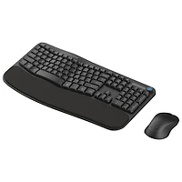 Ensemble avec souris et clavier ergonomiques Bluetooth Flow de JLab - Anglais