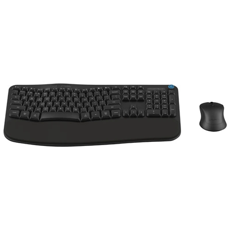 Ensemble avec souris et clavier ergonomiques Bluetooth Flow de JLab - Anglais