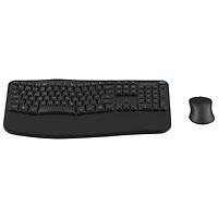 Ensemble avec souris et clavier ergonomiques Bluetooth Flow de JLab - Anglais