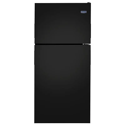 Open Box - Maytag 30" 18 Cu. Ft. Top Freezer Refrigerator with LED Lighting (MRT118FFFE) - Black
