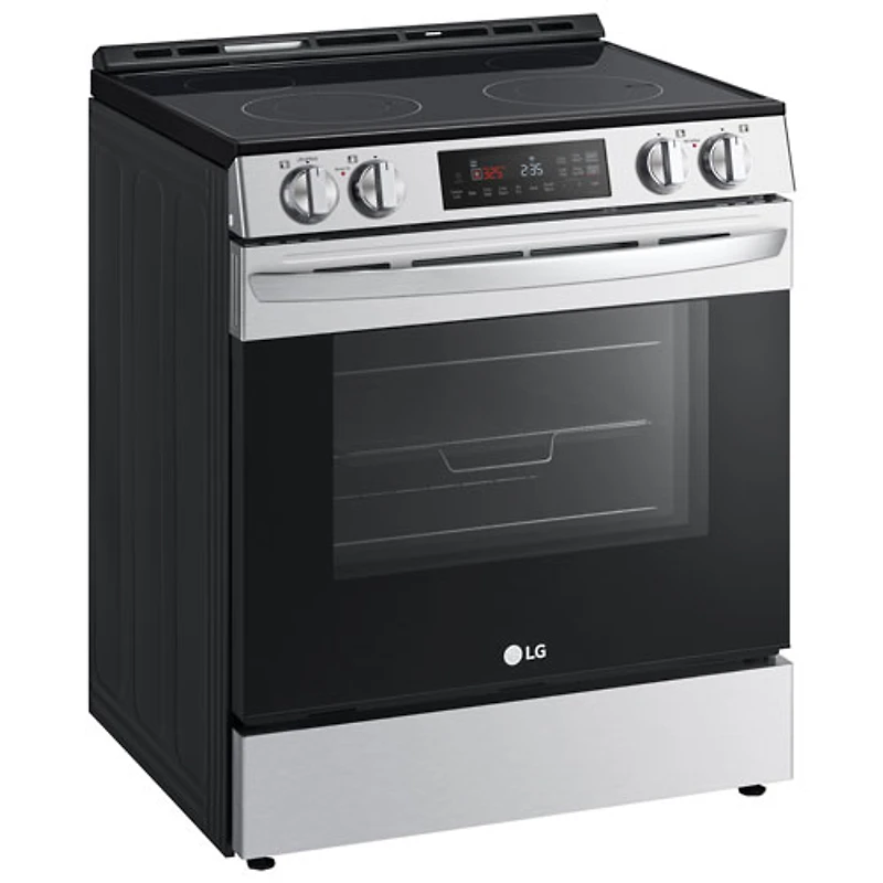 LG 30" 6.3 Cu. Ft. Fan Convection Slide-In Electric Air Fry Range (LSEL6332FC) - Stainless Steel