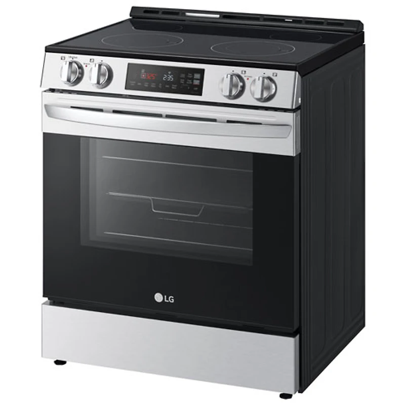 LG 30" 6.3 Cu. Ft. Fan Convection Slide-In Electric Air Fry Range (LSEL6332FC) - Stainless Steel