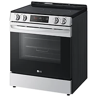 LG 30" 6.3 Cu. Ft. Fan Convection Slide-In Electric Air Fry Range (LSEL6332FC) - Stainless Steel