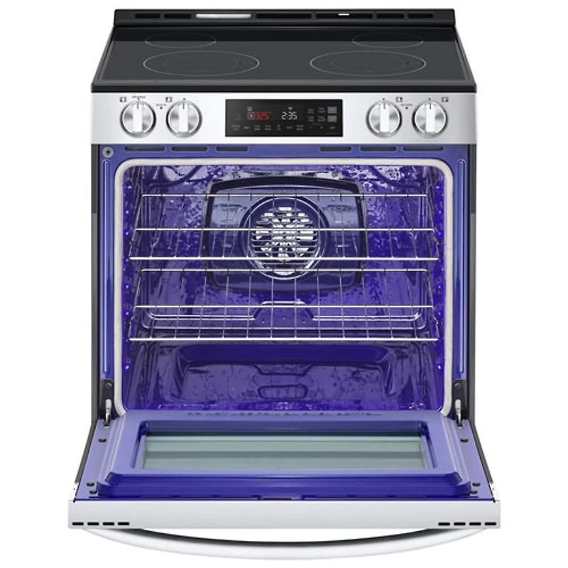 LG 30" 6.3 Cu. Ft. Fan Convection Slide-In Electric Air Fry Range (LSEL6332FC) - Stainless Steel