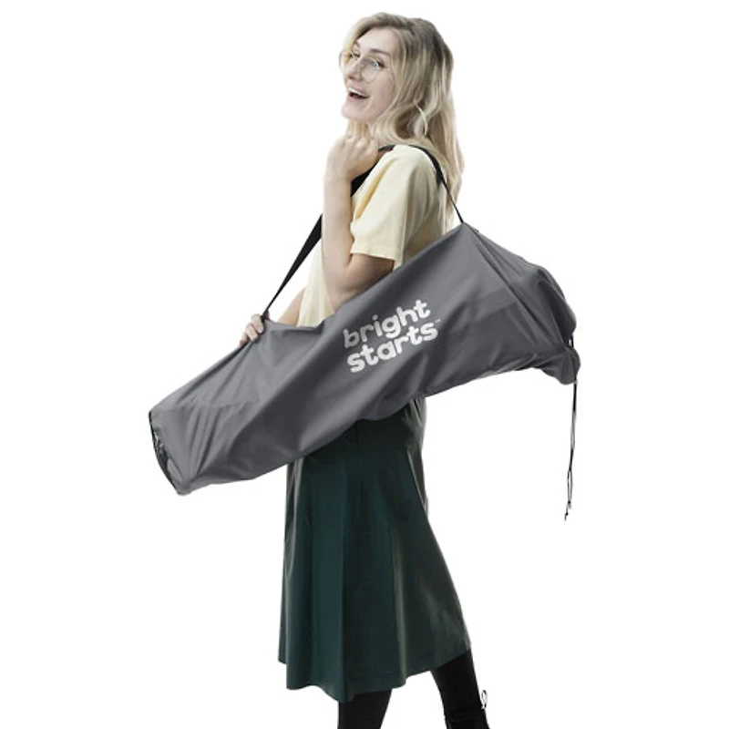 Chaise haute portative Pop 'N Dine de Bright Starts - Gris