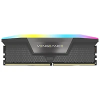 Mémoire DDR5 64 Go (2 x 32 Go) 6000 MHz Vengeance RGB de Corsair pour PC (CMH64GX5M2B6000Z30)