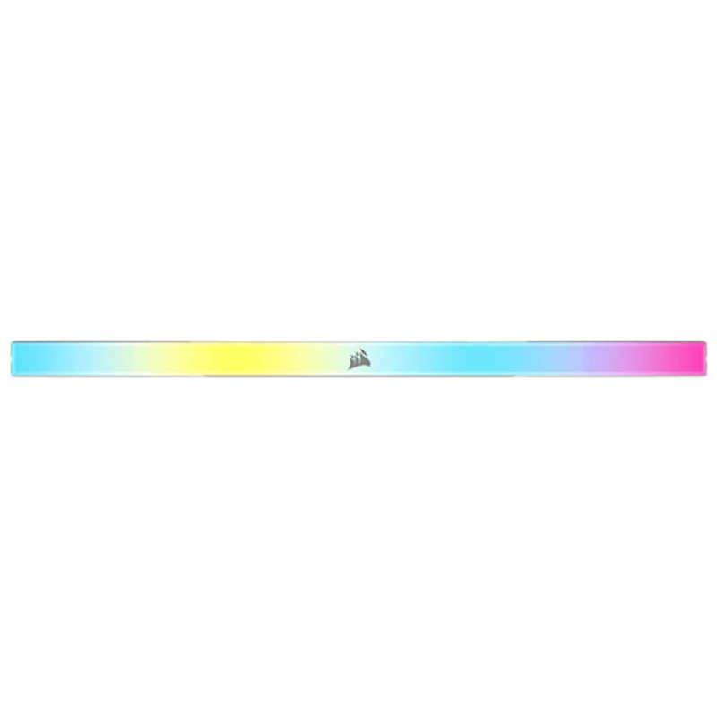 Mémoire DDR5 64 Go (2 x 32 Go) 6000 MHz Vengeance RGB de Corsair pour PC (CMH64GX5M2B6000Z30W) - Blanc
