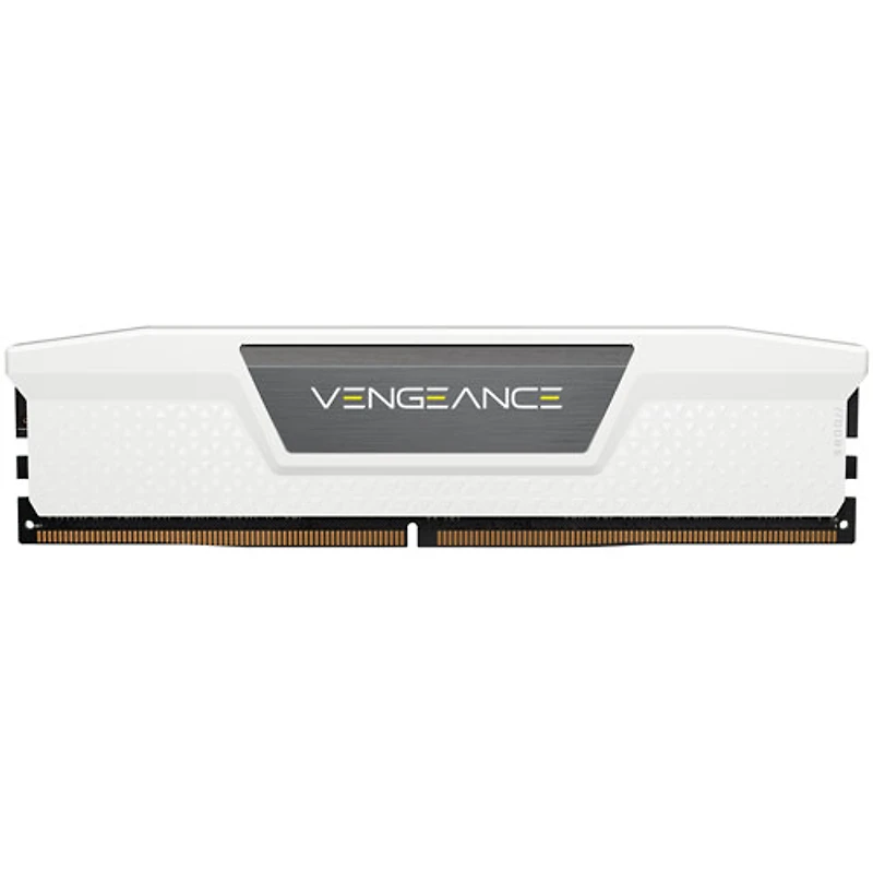 Mémoire DDR5 32 Go (2 x 16 Go) 6000 MHz Vengeance de Corsair pour PC (CMK32GX5M2B6000Z30W) - Blanc