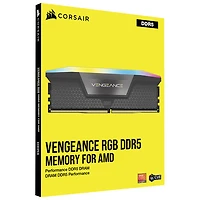 Corsair Vengeance RGB 32GB (2 x 16GB) DDR5 6400MHz Desktop Memory (CMH32GX5M2B6400Z36)