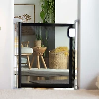 Ingenuity Thruway 52W Baby/Pet Retractable Safety Gate - Black
