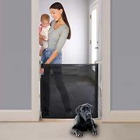 Ingenuity Thruway 52W Baby/Pet Retractable Safety Gate - Black