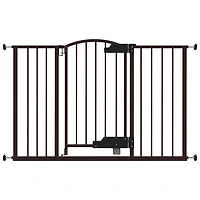 Ingenuity Thruway 52W Baby/Pet GlideOpen Pressure Mounted Safety Gate - Black