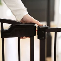 Ingenuity Thruway 52W Baby/Pet GlideOpen Pressure Mounted Safety Gate - Black