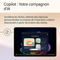 Portable Surface Pro Copilot+ PC (ACL) 12 po 256 Go de Microsoft avec Snapdragon X Plus/mémoire vive de 16 Go (2025) - Platine - Appareil seulement