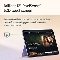 Tablette Surface Pro Copilot+PC (ACL) de 12 po et 512 Go de Microsoft avec Snapdragon X Plus/mémoire vive de 16 Go (2025) - Violet - Appareil seulement