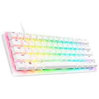 Clavier de jeu mécanique rétroéclairé Huntsman V3 Pro Mini de Razer - Blanc - Anglais