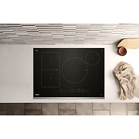 Whirlpool Intelligent 30" 4-Element Induction Cooktop (WCIT7530SS) - Black/Stainless Steel