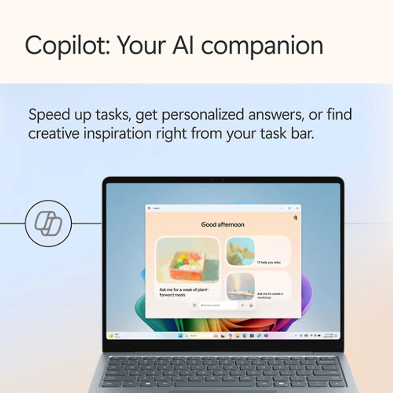 Portable Surface Laptop de 13 po de Microsoft avec Copilot+ PC - Océan (Snapdragon X Plus/RAM 16 Go/UFS 512 Go) - Anglais