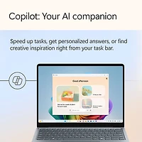 Portable Surface Laptop de 13 po de Microsoft avec Copilot+ PC - Océan (Snapdragon X Plus/RAM 16 Go/UFS 512 Go) - Anglais