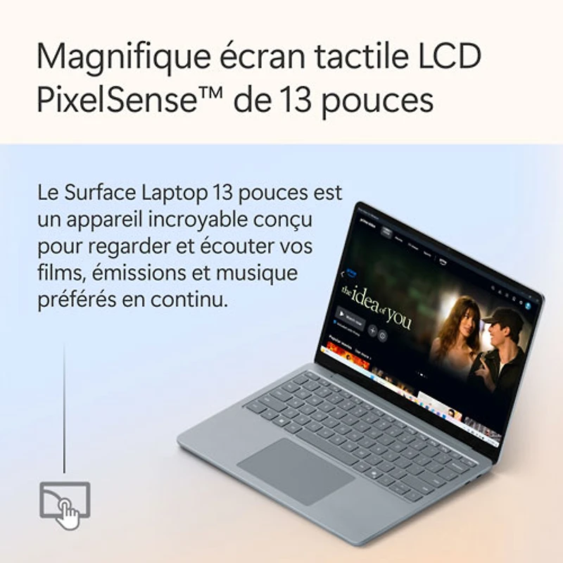 Portable Surface Laptop de 13 po de Microsoft avec Copilot+ PC - Océan (Snapdragon X Plus/RAM 16 Go/UFS 512 Go) - Anglais