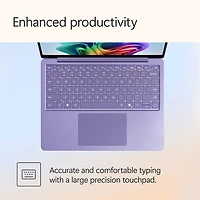 Portable Surface Laptop de 13 po de Microsoft avec Copilot+ PC - Violet (Snapdragon X Plus/RAM 16 Go/UFS 512 Go) - Anglais