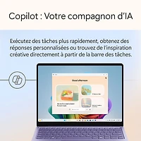 Portable Surface Laptop de 13 po de Microsoft avec Copilot+ PC - Violet (Snapdragon X Plus/RAM 16 Go/UFS 512 Go) - Anglais