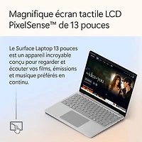 Portable Surface Laptop de 13 po de Microsoft avec Copilot+ PC - Platine (Snapdragon X Plus/RAM 16 Go/UFS 512 Go) - Anglais