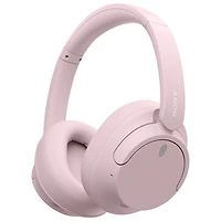 Casque d'écoute Bluetooth à suppression du bruit WH-CH720N de Sony - Rose