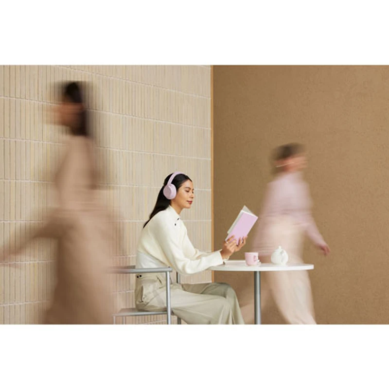 Casque d'écoute Bluetooth à suppression du bruit WH-CH720N de Sony - Rose