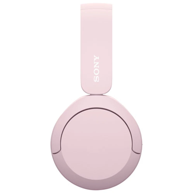 Casque d'écoute Bluetooth WH-CH520 de Sony avec microphone - Rose