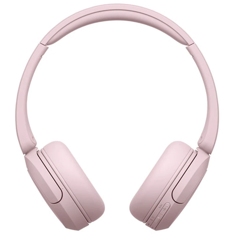 Casque d'écoute Bluetooth WH-CH520 de Sony avec microphone - Rose