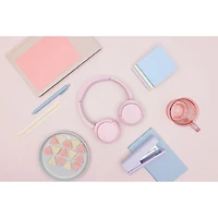 Casque d'écoute Bluetooth WH-CH520 de Sony avec microphone - Rose