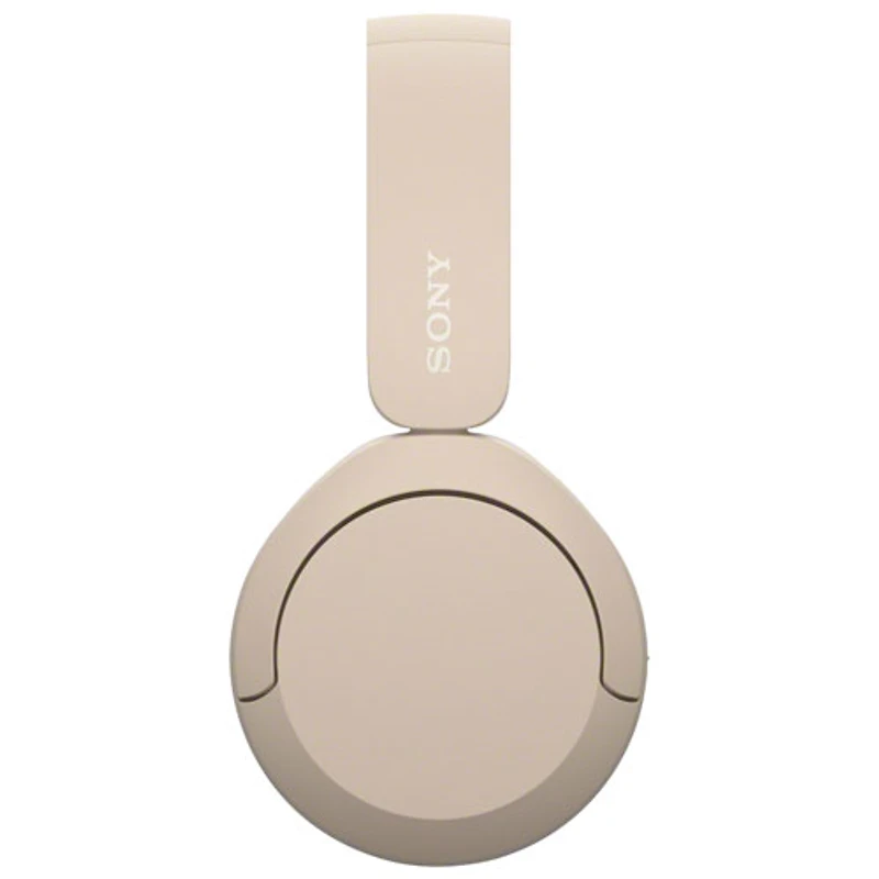 Casque d'écoute Bluetooth WH-CH520 de Sony avec microphone - Cappucino