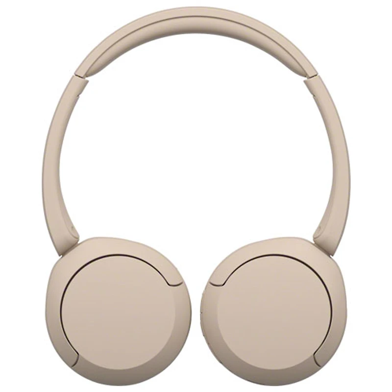 Casque d'écoute Bluetooth WH-CH520 de Sony avec microphone - Cappucino