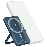 LOGiiX Piston Power 5000 mAh Power Bank with Wireless Charging - Midnight Blue