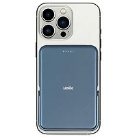LOGiiX Piston Power 5000 mAh Power Bank with Wireless Charging - Midnight Blue