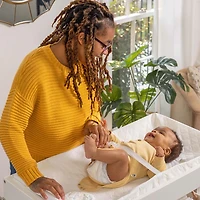 Ingenuity Summer 4-Sided Changing Pad - White