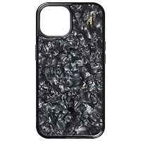 Ideal Of Sweden Silicone Fitted Soft Shell Case with MagSafe for iPhone 16e/15/14/13 - Pearlized Black