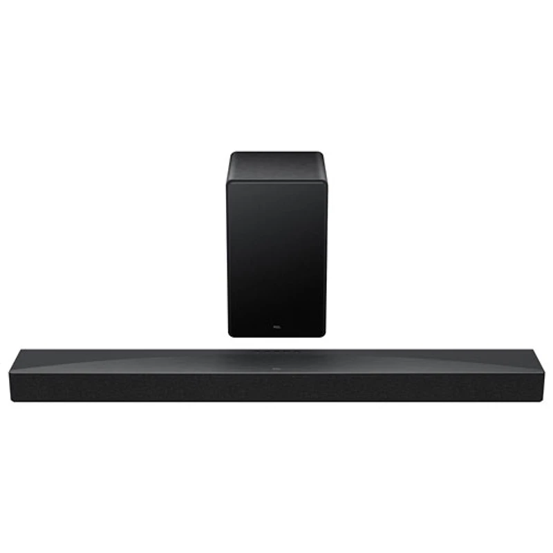 Barre de son 5.1 canaux Dolby Atmos de 580 W Q65H de TCL avec haut-parleur d'extrêmes graves sans fil