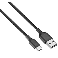 Câble tissé USB-C à USB-A de 1,8 m (5,9 pi) de Best Buy Essentials (BE-MCA6CAB-C) - Noir - Exclusivité Best Buy