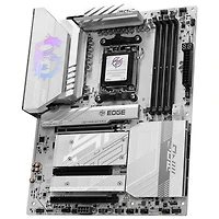 MSI MPG B850 Edge TI WIFI ATX AM5 Motherboard for AMD Ryzen 9000/8000/7000 Series CPUs - White