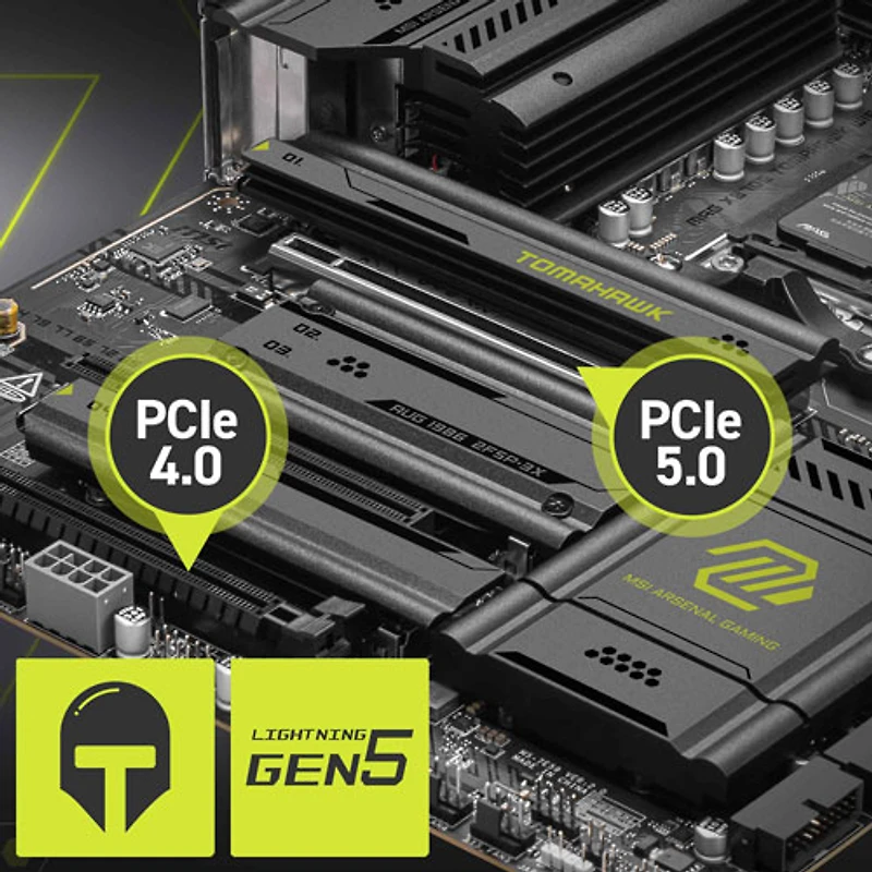 MSI MPG X870 Tomahawk WIFI ATX AM5 Motherboard for AMD Ryzen 9000/8000/7000 Series CPUs