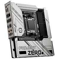MSI B650M Project Zero Micro-ATX AM5 Motherboard for AMD Ryzen 9000/8000/7000 Series CPUs