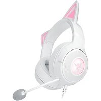 Razer Kraken Kitty Edition V2 Gaming Headset with Microphone - White