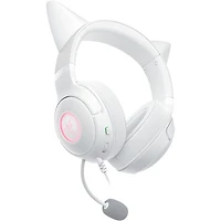Razer Kraken Kitty Edition V2 Gaming Headset with Microphone - White