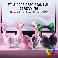 Razer Kraken Kitty Edition V2 Gaming Headset with Microphone - White